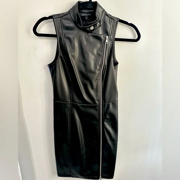armani exchange faux leather dress SHES DIFFERENT CUT OUT FAUX LEATHER MINI DRESS – AKIRA